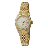 Relógio Orient Feminino Automatico Dourado 559eb1nh C1kx