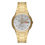 Relógio Orient Feminino Automático Dourado F49gg024l S1kx