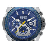 Relógio Orient Flytech Azul Mbttc006 Titanio Mbttc001