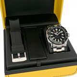 Relógio Orient Masculino Automático Gmt Nh3ss001 Diver 300m 