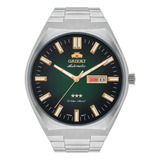 Relógio Orient Masculino Automático Luxo Edição Especial Cor Da Correia Prateado Cor Do Bisel Prateado Cor Do Fundo Verde