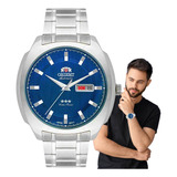 Relógio Orient Masculino Automático Prata F49ss022 D1sx