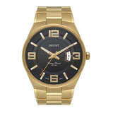 Relógio Orient Masculino Dourado Mgss1233 P2kx Novo Original