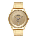 Relógio Orient Masculino Mgss1201 C1kx Dourado Aço Analogico