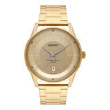 Relógio Orient Masculino Mgss1201 C1kx Dourado Aço Analogico