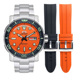 Relógio Orient Masculino Prata Troca Pulseira F49ss014 O1sx