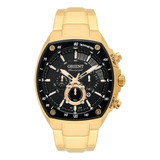 Relogio Orient Masculino Quadrado Dourado - Mgssc021a P1kx