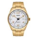 Relógio Orient Mgss1200 S2kx Dourado Mostrador Branco
