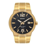 Relógio Orient Original Masculino Dourado Prova D'água Lindo