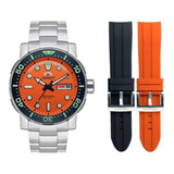 Relógio Orient Poseidon Diver Automático F49ss014 O1sx