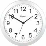 Relógio Parede Silencioso Branco 26cm 1 Ano Garantia 660043