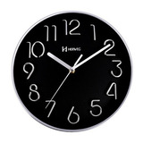 Relógio Parede Silencioso Prata 25cm 1 Ano Garantia 6480-070