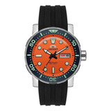Relógio Prata/preto Masculino Orient Poseidon F49ss014 O1sx