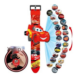 Relogio Projetor Digital Carros Relampago Mcqueen - Infantil