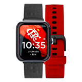 Relógio Pulso Smartwatch Technos Connect Flamengo Tmaxag/7r Cor Flamengo - Tmaxag/7r