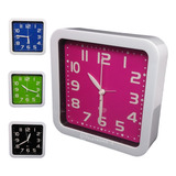 Relógio Quadrado Despertador Mesa/parede Decorativo Zb3011
