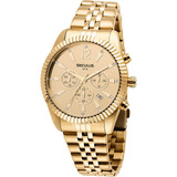 Relógio Seculus Feminino Cronógrafo Dourado 44066lpsvds1