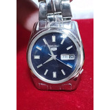 Relógio Seiko 5 6119 Fundo Azul Masculino