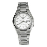 Relógio Seiko 5 Automático Snk601k1 21 Jewels Masculino Prata