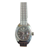Relogio Seiko Feminino Automatico Antigo Raro Fundo Preto