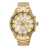 Relógio Seiko Masculino Cronógrafo Dourado Sks646b1 C1kx