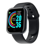 Relogio Smartwatch Digital D20 Inteligente Android Ios Preto