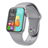 Relógio Smartwatch Hw12 Tela Infinita Notificações E Ligação Caixa Cinza