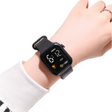  Relógio Smartwatch Troca Pulseira Eletrônico Com Tela Led 