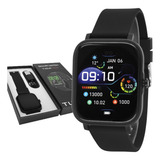 Relógio Smartwatch Tuguir Preto Digital Original Selo Anatel