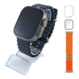 Relógio Smartwatch Ultra 9 Com Gps Bússola + Pulseira Alpine Cor Da Caixa Preto