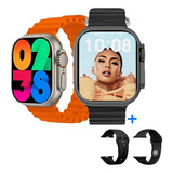 Relógio Smartwatch W69 Ultra Series 9 Android Ios Amoled Nfc