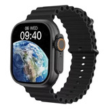 Relógio Smartwatch X8 Ultra Tela Hd 49mm (laranja) Caixa Branco Pulseira Preto Bisel Preto