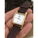 Relógio Tank Ouro 18k Plaquê Masculino Tissot By Omega Luxo.