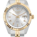 Relógio Technos 2015cep1k Feminino Riviera Bicolor Prata E Dourado Cor Da Correia Dourado E Prata