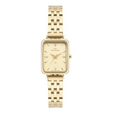 Relogio Technos Feminino Dourado Quadrado Pequeno Gl32ao/1x
