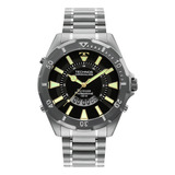 Relógio Technos Homem Skydiver Titanium Premium Anadigi