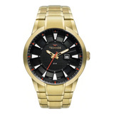 Relógio Technos Masculino Analógico Skymaster 2117ldc/1p Cor Da Correia Dourado Cor Da Pulseira Dourado Cor Do Bisel Dourado Cor Do Fundo Preto