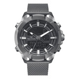 Relógio Technos Masculino Digitech Grafite Aço Ad1390ab/1a