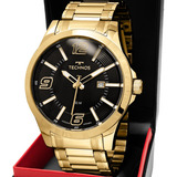 Relógio Technos Masculino Dourado Militar Prova D'água