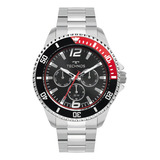 Relógio Technos Masculino Prata Performance Racer 6p29ale/1p