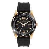 Relógio Technos Masculino Racer Dourado - 2117lfa/2p Cor Da Correia Preto Cor Do Bisel Preto Cor Do Fundo Preto