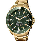 Relógio Technos Masculino Skydiver Dourado 150m Wt2050aj/1v