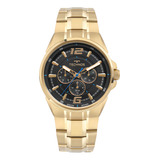 Relógio Technos Masculino Skymaster Dourado - 6p29aly/1p Bisel Preto