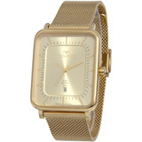 Relógio Technos Masculino Slim Safira Gm10yr/1k Aço Dourado 