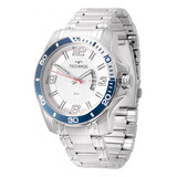  Relógio Technos Racer Masculino Prata 2117lfq/1k - Oferta