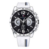 Relógio Tommy Hilfiger Masculino 1791475 Borracha Branca