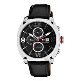 Relógio Tommy Hilfiger Th1790967 Fitz Orig Calfskin Black