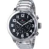Relógio Tommy Hilfiger Th1791054 Orig Trent Silver Black