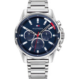 Relógio Tommy Hilfiger Th1791788 Masson Orig Silver Blue