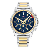 Relógio Tommy Hilfiger Th1791937 Mason Orig Silvergold Blue